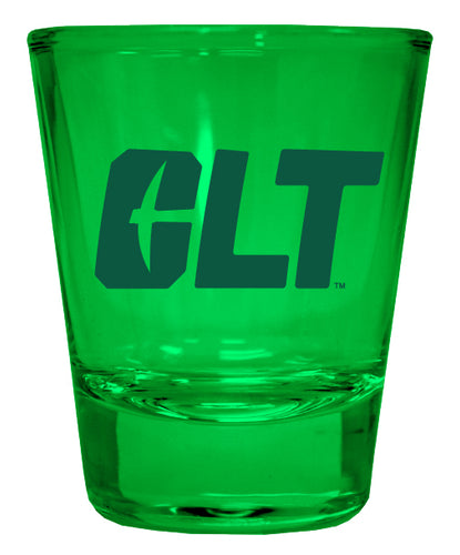 North Carolina Charlotte Forty-Niners Full Color 2oz Shot Glass Officially Licensed Collegiate Product
