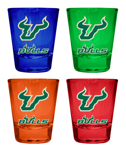 South Florida Bulls Full Color 2oz Shot Glass Officially Licensed Collegiate Product