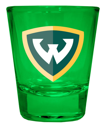 Wayne State Full Color 2oz Shot Glass Officially Licensed Collegiate Product