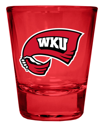 Western Kentucky Hilltoppers Full Color 2oz Shot Glass Officially Licensed Collegiate Product