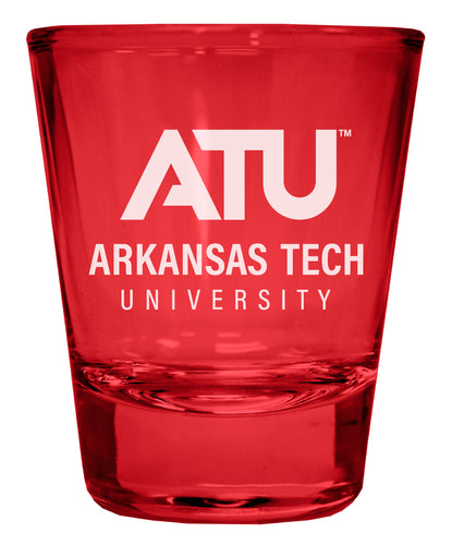 Arkansas Tech University Engraved Full Color 2oz Shot Glass Officially Licensed Collegiate Product