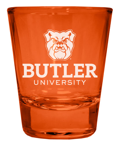 Butler Bulldogs Engraved Full Color 2oz Shot Glass Officially Licensed Collegiate Product