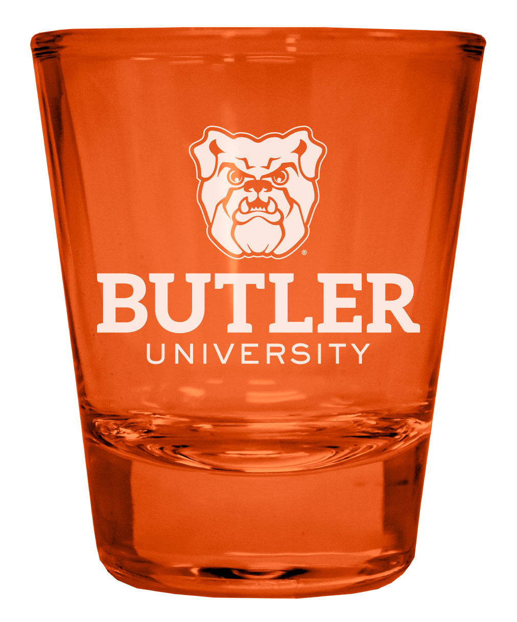 Butler Bulldogs Engraved Full Color 2oz Shot Glass Officially Licensed Collegiate Product