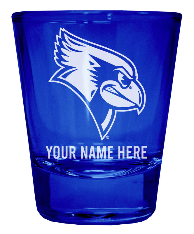 Illinois State Redbirds Officially Licensed Personalized Engraved Full Color 2 oz Shot Glass Blue