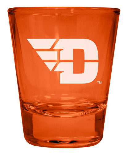 Dayton Flyers Engraved Full Color 2oz Shot Glass Officially Licensed Collegiate Product