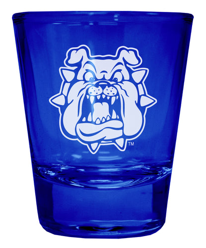 Fresno State Bulldogs Engraved Full Color 2oz Shot Glass Officially Licensed Collegiate Product