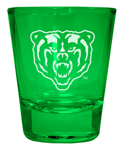 Mercer University Engraved Full Color 2oz Shot Glass Green Officially Licensed Collegiate Product 4-Pack