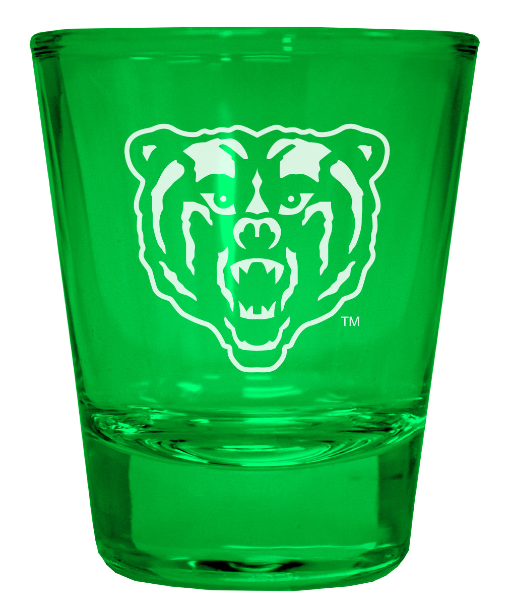 Mercer University Engraved Full Color 2oz Shot Glass Green Officially Licensed Collegiate Product 4-Pack
