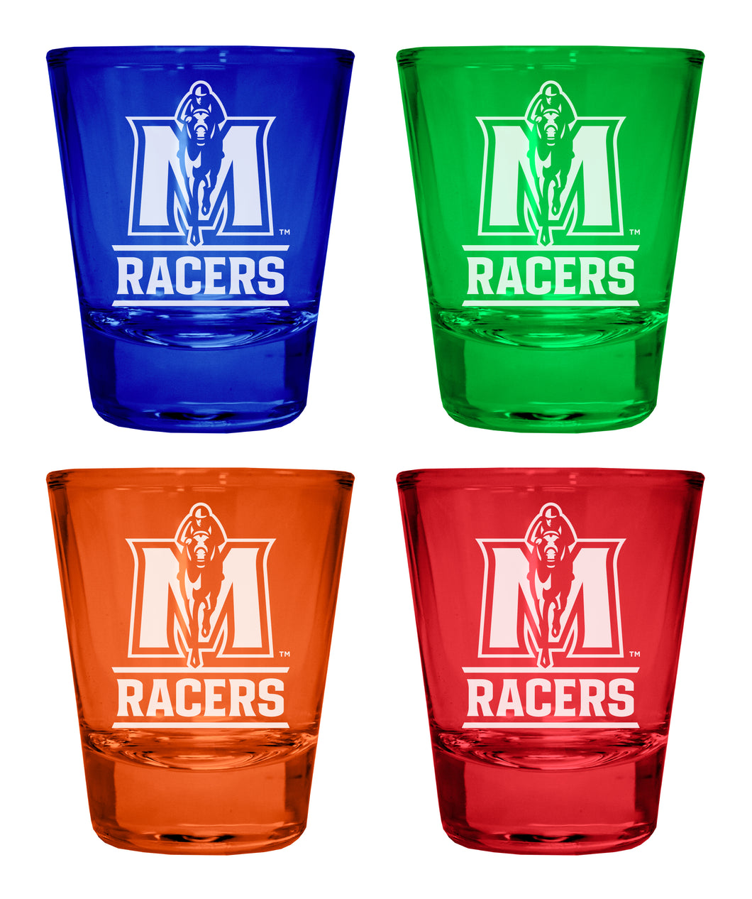 Murray State University Engraved Full Color 2oz Shot Glass Multicolor Officially Licensed Collegiate Product Multicolor