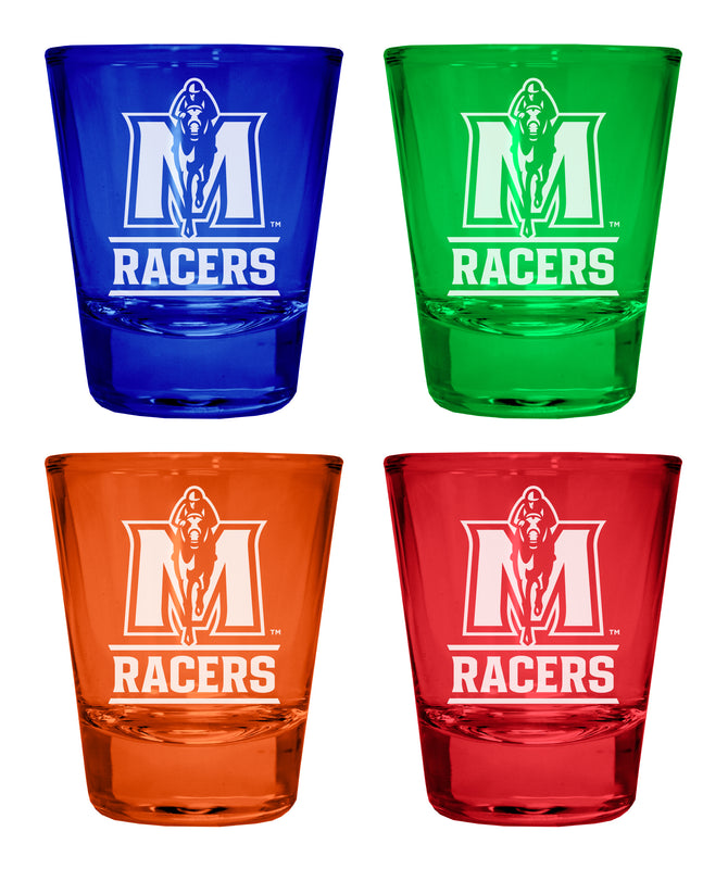 Murray State University Engraved Full Color 2oz Shot Glass Multicolor Officially Licensed Collegiate Product Multicolor
