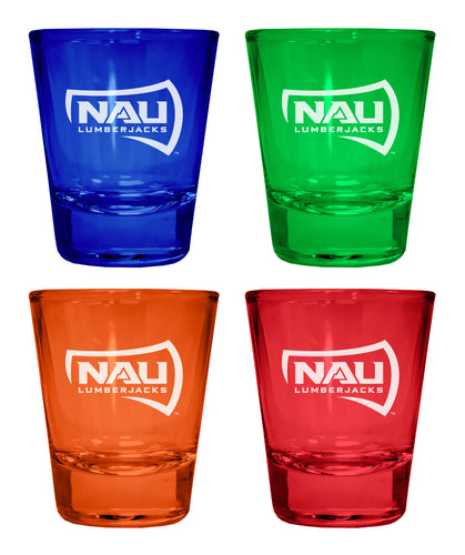 Northern Arizona University Engraved Full Color 2oz Shot Glass Multicolor Officially Licensed Collegiate Product Multicolor