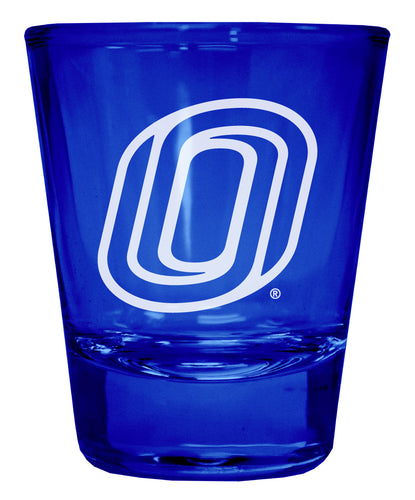 Nebraska at Omaha Engraved Full Color 2oz Shot Glass Blue Officially Licensed Collegiate Product Single