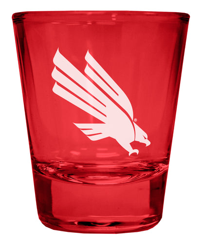 North Texas Engraved Full Color 2oz Shot Glass Red Officially Licensed Collegiate Product Single