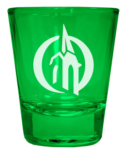 Otterbein University Engraved Full Color 2oz Shot Glass Green Officially Licensed Collegiate Product Single