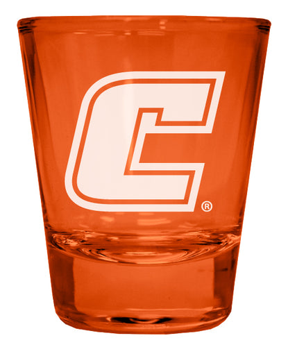 University of Tennessee at Chattanooga Engraved Full Color 2oz Shot Glass Orange Officially Licensed Collegiate Product 2-Pack