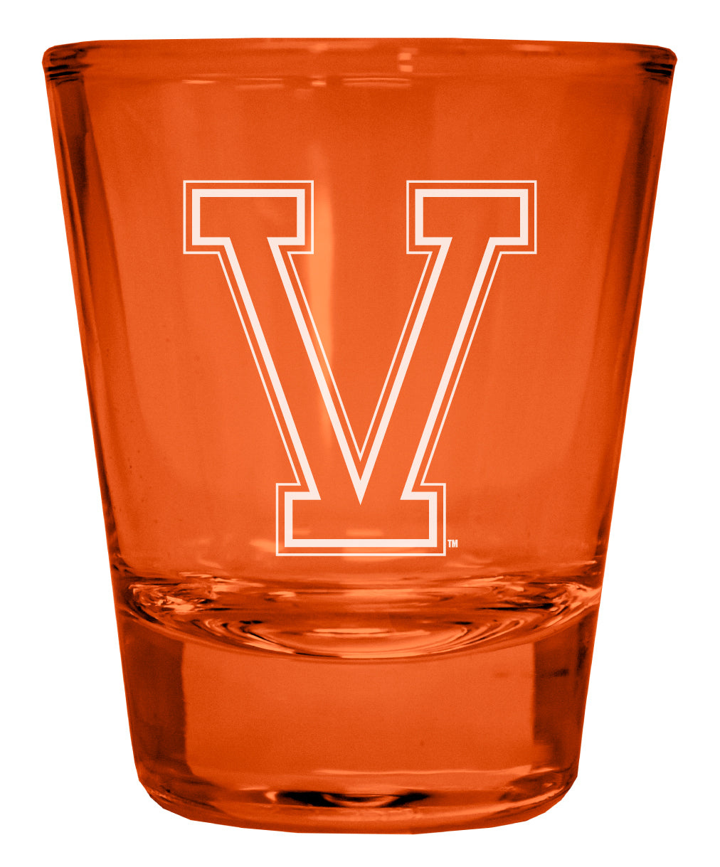 Vermont Catamounts Engraved Full Color 2oz Shot Glass Orange Officially Licensed Collegiate Product 2-Pack