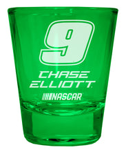 Load image into Gallery viewer, Nascar #9 Chase Elliott 2 oz Full Color Shot Glass Engraved Officially Licensed
