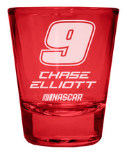 Load image into Gallery viewer, Nascar #9 Chase Elliott 2 oz Full Color Shot Glass Engraved Officially Licensed
