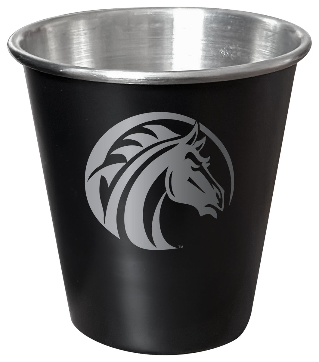 Fayetteville State University Engraved 2oz Tin Shot Glass Black Matte Coating Officially Licensed Collegiate Product Single