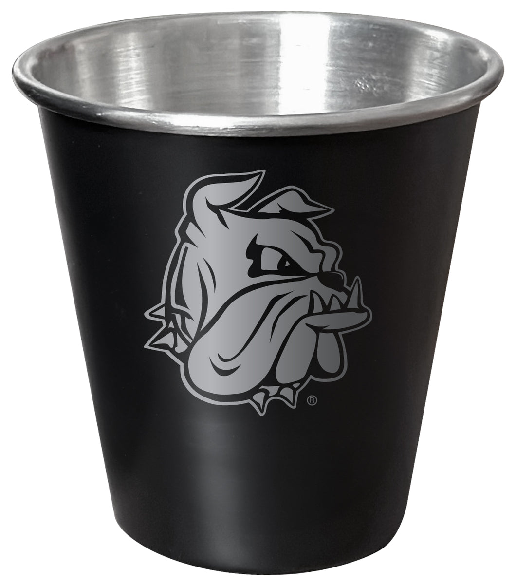 Minnesota Duluth Bulldogs Engraved 2oz Tin Shot Glass Black Matte Coating Officially Licensed Collegiate Product 4-Pack