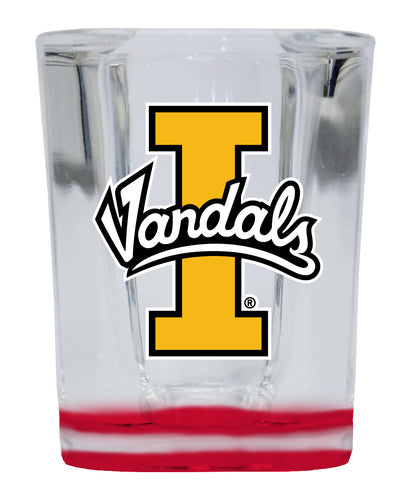 Idaho Vandals 2 Ounce Shot Glass Square Red Base Officially Licensed Collegiate Product 4-Pack