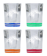Load image into Gallery viewer, Rider University Broncs 2 Ounce Engraved Shot Glass Square Officially Licensed Collegiate Product
