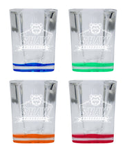 Load image into Gallery viewer, Shaw University Bears 2 Ounce Engraved Shot Glass Square Officially Licensed Collegiate Product

