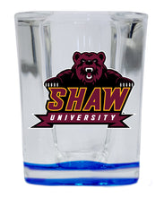 Load image into Gallery viewer, Shaw University Bears  2 Ounce Shot Glass Square  Officially Licensed Collegiate Product

