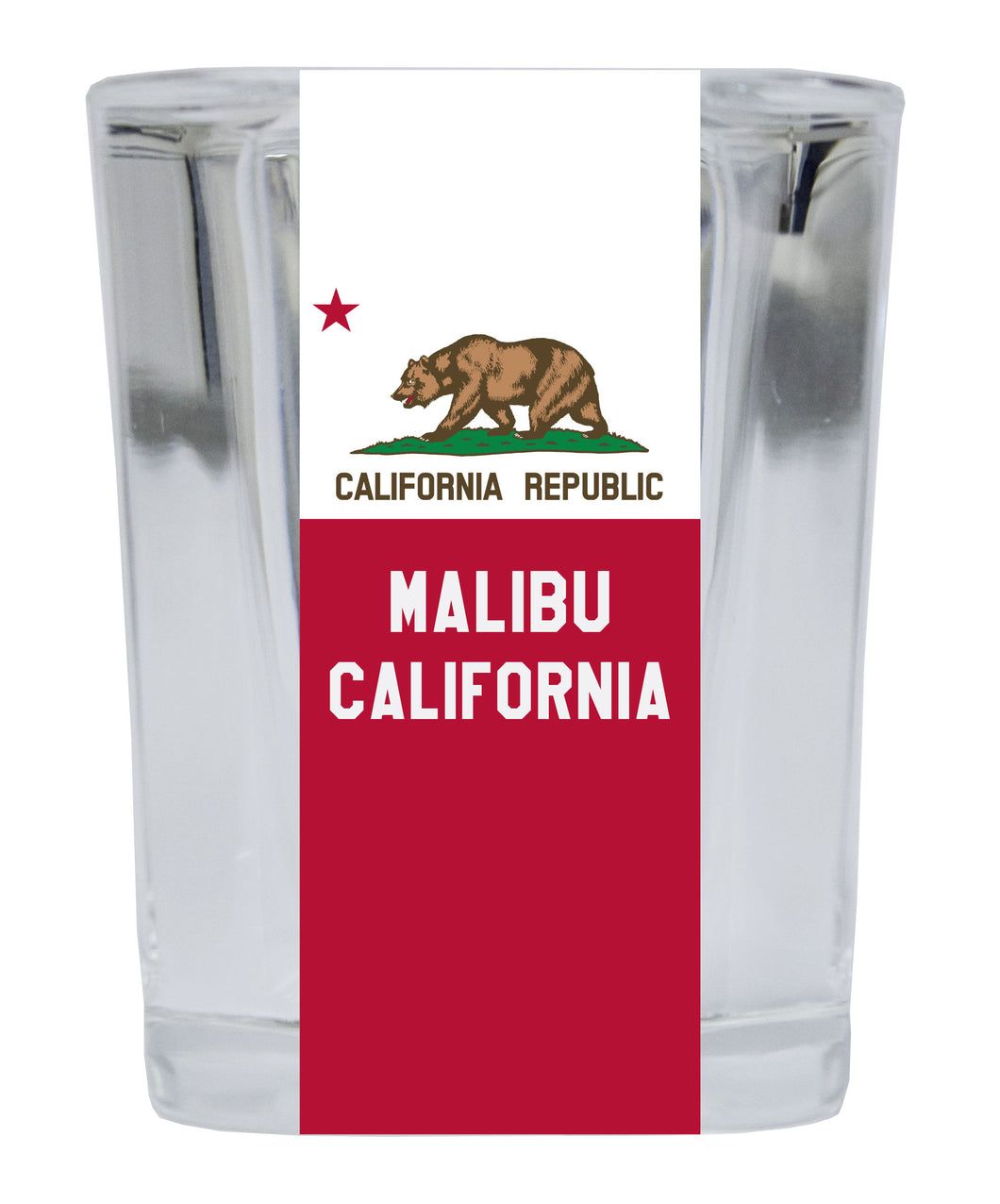 Malibu California 12 pack Square Shot Glass 1.5 oz