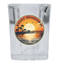 Load image into Gallery viewer, Biloxi Mississippi Design A Souvenir 2 Ounce Shot Glass Square
