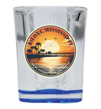 Load image into Gallery viewer, Biloxi Mississippi Design A Souvenir 2 Ounce Shot Glass Square
