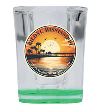 Load image into Gallery viewer, Biloxi Mississippi Design A Souvenir 2 Ounce Shot Glass Square

