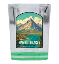 Load image into Gallery viewer, Mammoth Lakes California Design A Souvenir 2 Ounce Shot Glass Square
