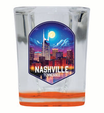 Load image into Gallery viewer, Nashville Tennessee Design D Souvenir 2 Ounce Shot Glass Square
