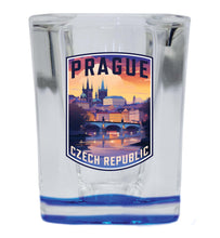 Load image into Gallery viewer, Prague Czech Republic Design B Souvenir 2 Ounce Shot Glass Square
