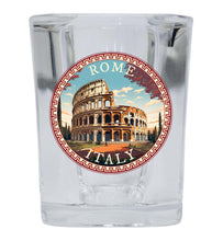 Load image into Gallery viewer, Rome Italy Design D Souvenir 2 Ounce Shot Glass Square
