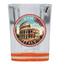 Load image into Gallery viewer, Rome Italy Design D Souvenir 2 Ounce Shot Glass Square

