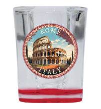 Load image into Gallery viewer, Rome Italy Design D Souvenir 2 Ounce Shot Glass Square
