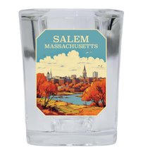 Load image into Gallery viewer, Salem Massachusettes Design A Souvenir 2 Ounce Shot Glass Square
