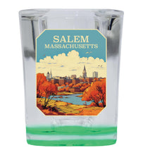 Load image into Gallery viewer, Salem Massachusettes Design A Souvenir 2 Ounce Shot Glass Square
