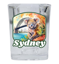 Load image into Gallery viewer, Sydney Australia Design C Souvenir 2 Ounce Shot Glass Square

