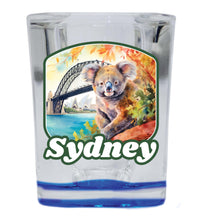 Load image into Gallery viewer, Sydney Australia Design C Souvenir 2 Ounce Shot Glass Square
