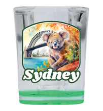Load image into Gallery viewer, Sydney Australia Design C Souvenir 2 Ounce Shot Glass Square
