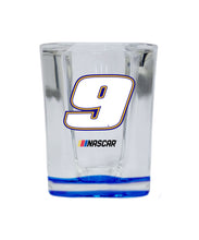 Load image into Gallery viewer, R and R Imports #9 Chase Elliott Officially Licensed Squared Shot Glass
