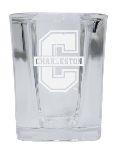 College of Charleston NCAA Collector's Edition 2oz Square Shot Glass - Laser Etched Logo 