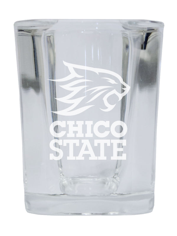 California State University Chico 2 Ounce Shot Glass Square Officially Licensed Collegiate Product 