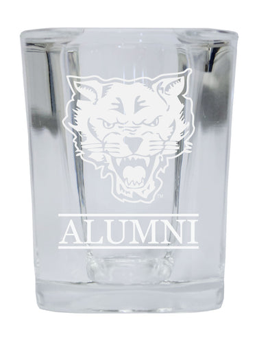 NCAA Fort Valley State University Alumni 2oz Laser Etched Square Shot Glass 