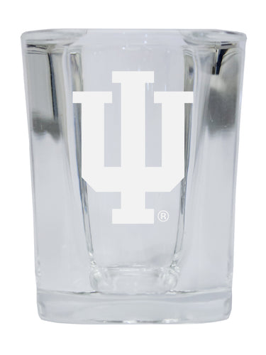 Indiana Hoosiers NCAA Collector's Edition 2oz Square Shot Glass - Laser Etched Logo 