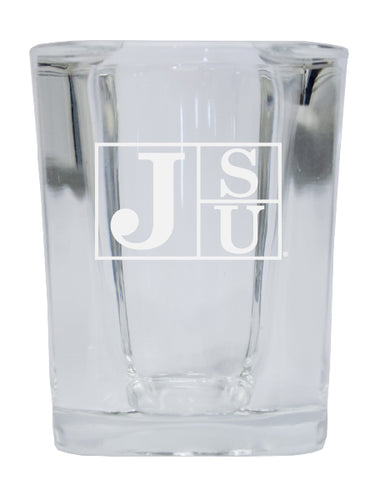 Jackson State University NCAA Collector's Edition 2oz Square Shot Glass - Laser Etched Logo 