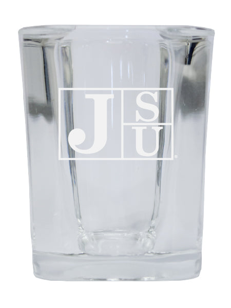 Jackson State University NCAA Collector's Edition 2oz Square Shot Glass - Laser Etched Logo 
